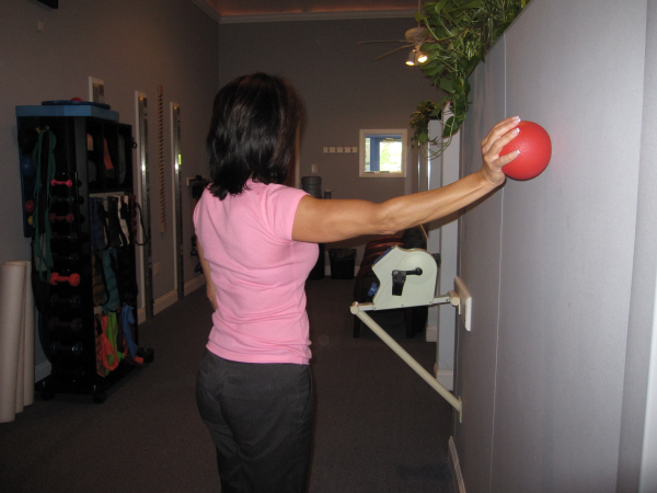 Physical Therapy Exercise - Shoulder Ball Roll