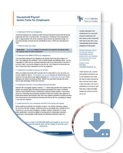 New York Household Employers: Know your Obligations