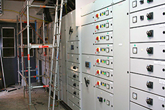 Addition to electrical room for Cheal expansion