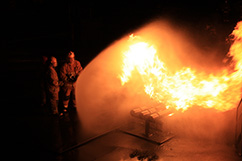 Firefighting training