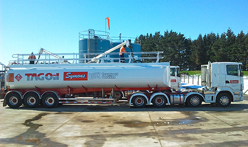 Our new fleet of TAG Oil petroleum transport trucks