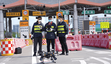 Drones fighting COVID