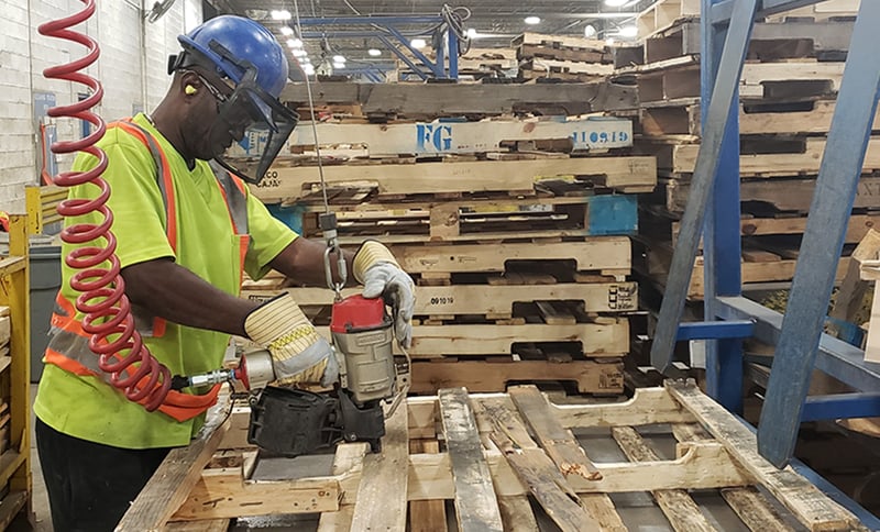 Pallet sort and repair