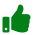 Thumbs Up Green