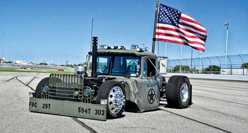 MILITARY TRIBUTE TRUCK