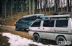 Dueling Mitsubishi Delicas of the 1980s and 1990s