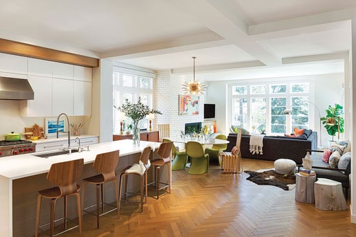 A Scandinavian Modern Inspired Mid Century Kitchen