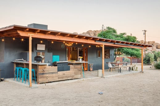 Mod West Ranch's Outdoor Kitchen