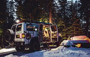This Off-Road Van Rules the Winter