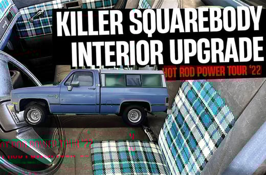 Leather Interior for our 85 C10 Squarebody
