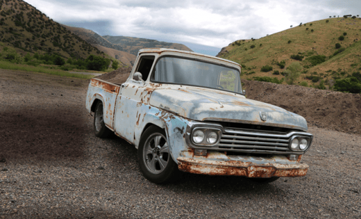 A 1958 Ford F-100 with a 5.9L CR Cummins and Allison Transmission