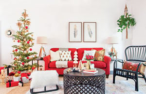 A Holiday Bohemian Home Tour