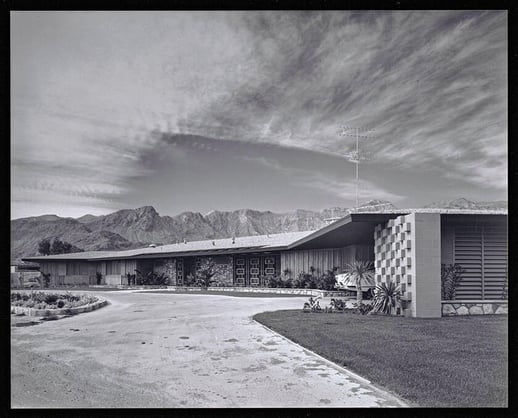 Lucille Ball and Desi Arnaz in Thunderbird Country Club