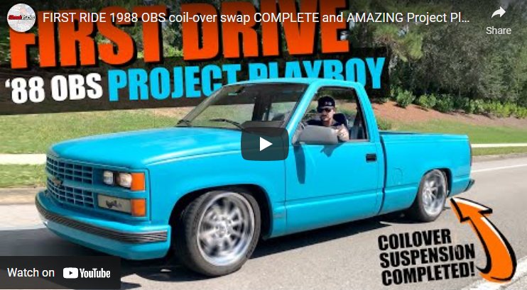 FIRST RIDE 1988 OBS coil-over swap COMPLETE and AMAZING Project Playboy.