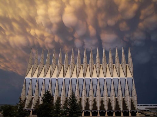A Glimpse Inside the USAF Academy Cadet Chapel’s Restoration “Cocoon”