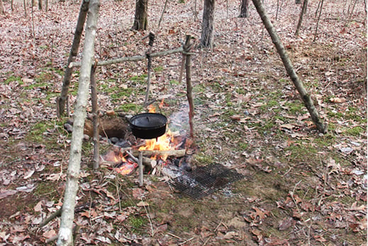 How To Build a Bushcraft Kitchen