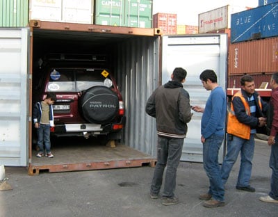 car shipping container