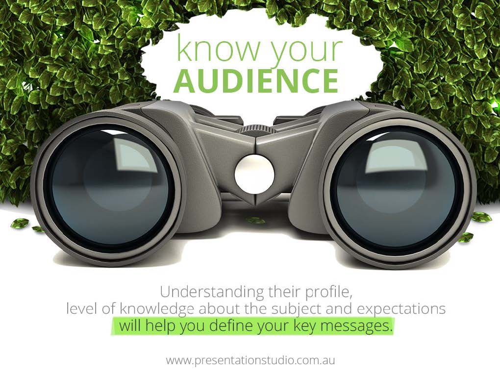 know your audience