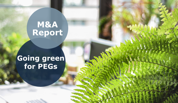 M&A Report going green