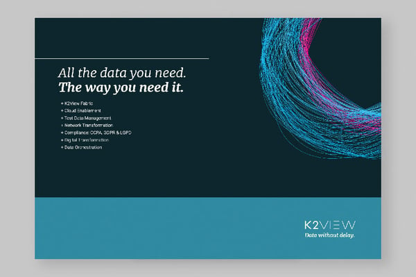 All the data you need. The way you need it. | K2View White Paper