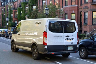 White-Amazon-Van