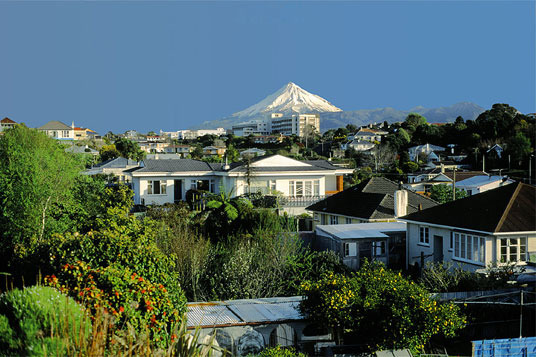 New Plymouth, the capital of the Taranaki Region