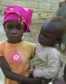 Children in Haiti