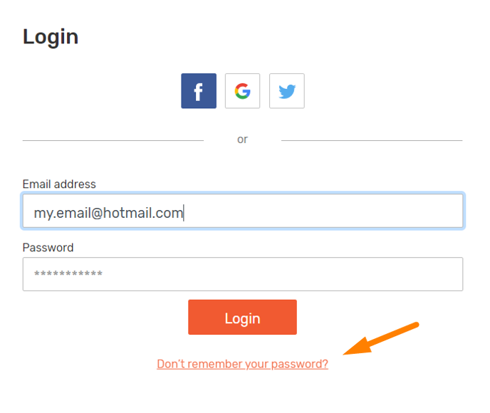 Forgot My Password