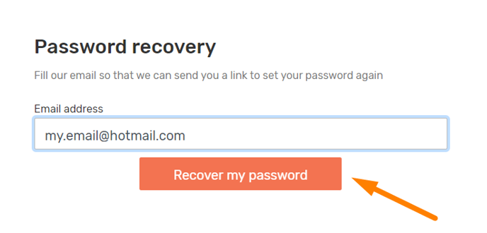 Forgot My Password Forgot My Password