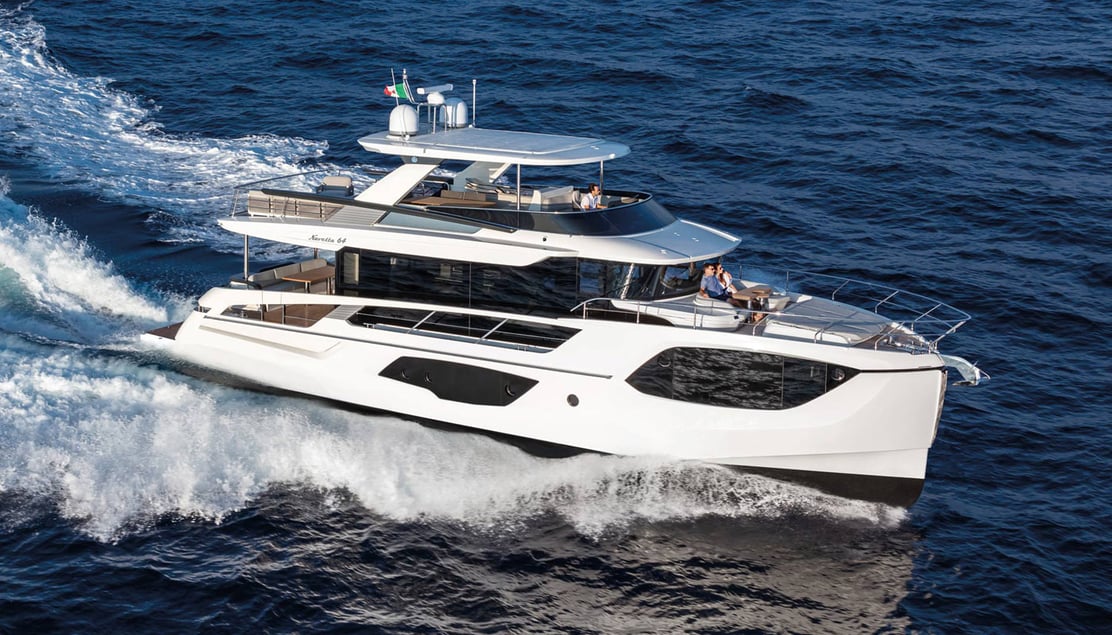 New Absolute Navetta 64, Pontoon Boat Buyers' Guide, Outboard Comparison  - 05/10/21
