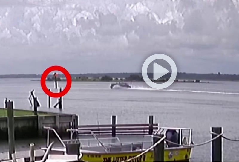 pontoon-boat-mows-over-marker