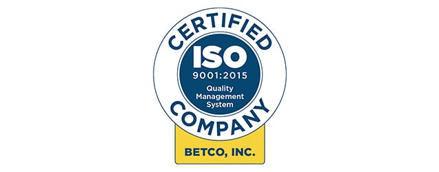 BETCO Earns ISO Certification