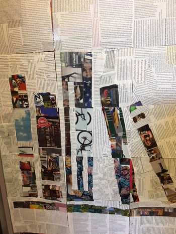 Collage of books