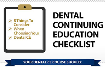 Dental CE Checklist