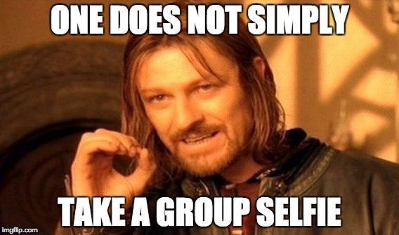 How Not To Take A Group Selfie
