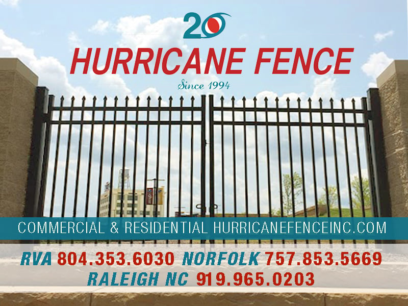 commercial fence installation, commercial fences richmond, commercial fences norfolk, commercial fences raleigh, hurricane fence company richmond, hurricane fence company raleigh, hurricane fence company norfolk, commercial fences rva