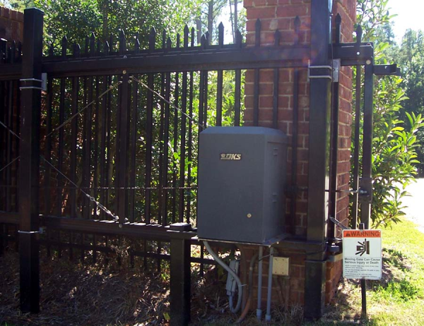 automated access entry gate