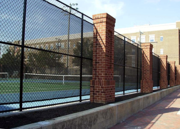 Tennis Court with Windscreening