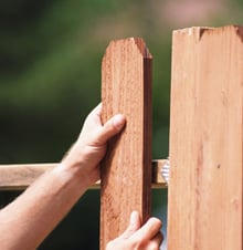 wood fence repair