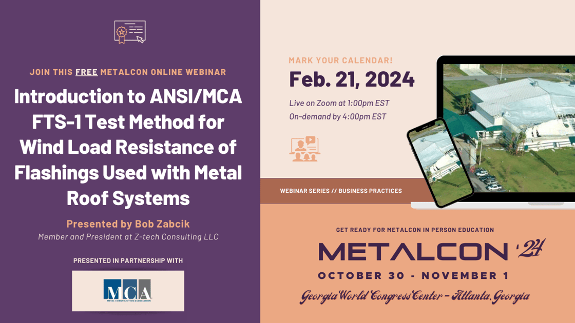METALCON Newsletter January 2024 Metal Tradeshow Conference