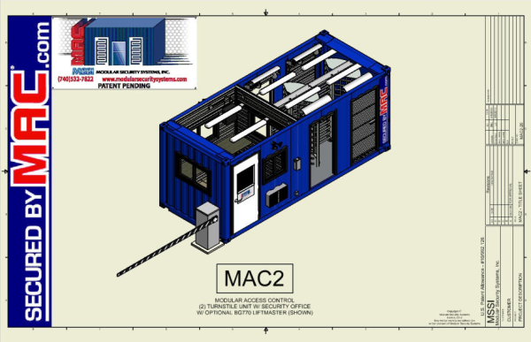 Mssi Customizable Floor Plans For Guardhouses With Turnstiles