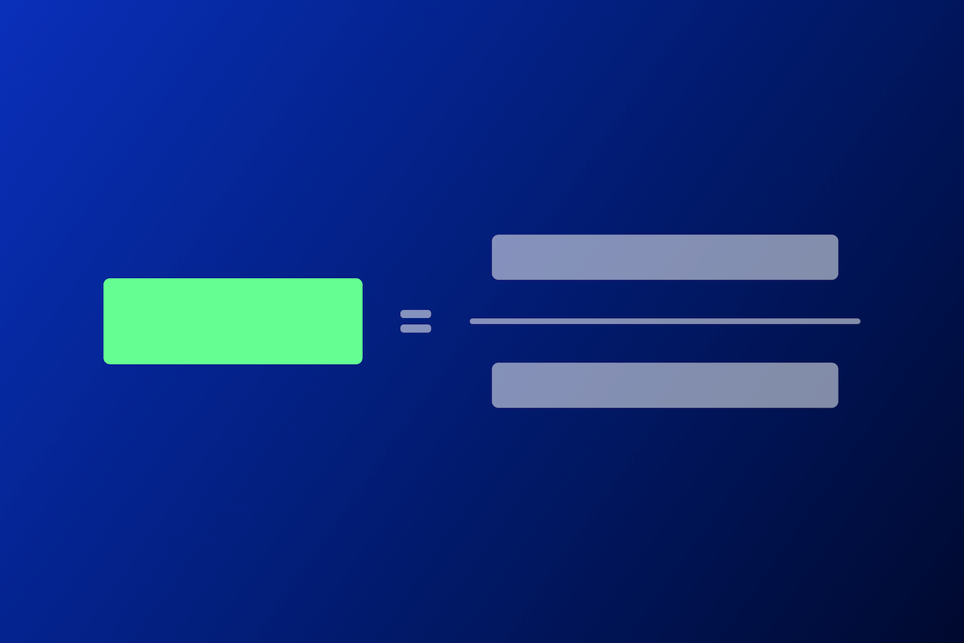 A hypothetical equation indicating the AR turnover formula