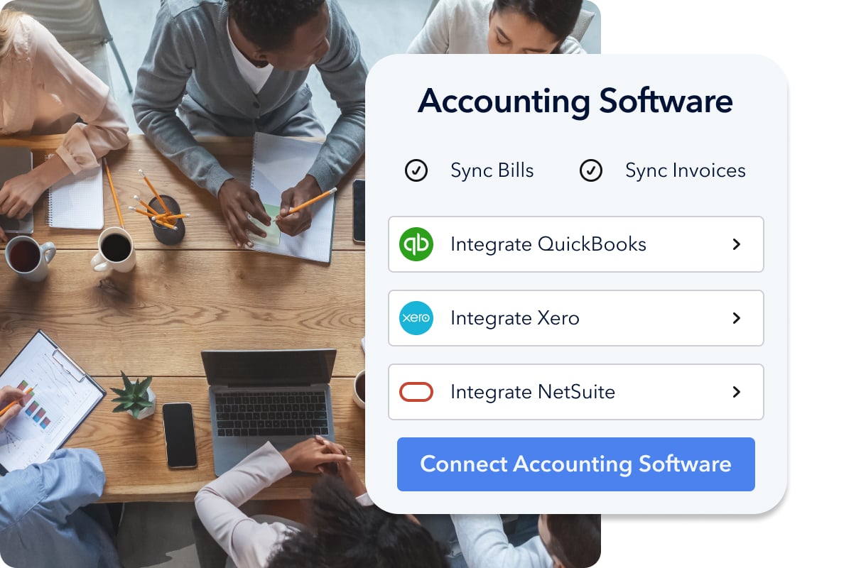app screen of accounting integrations that integrate with Plooto