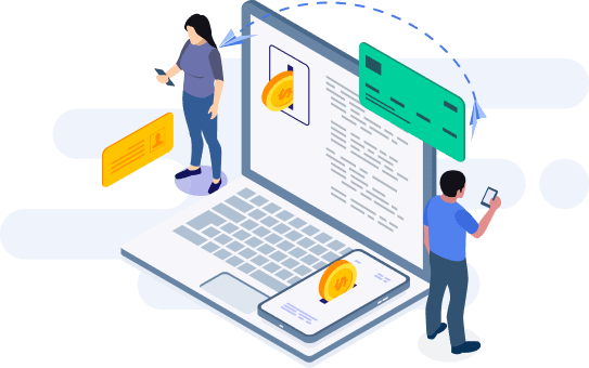 Illustration - cashflow and fast payments
