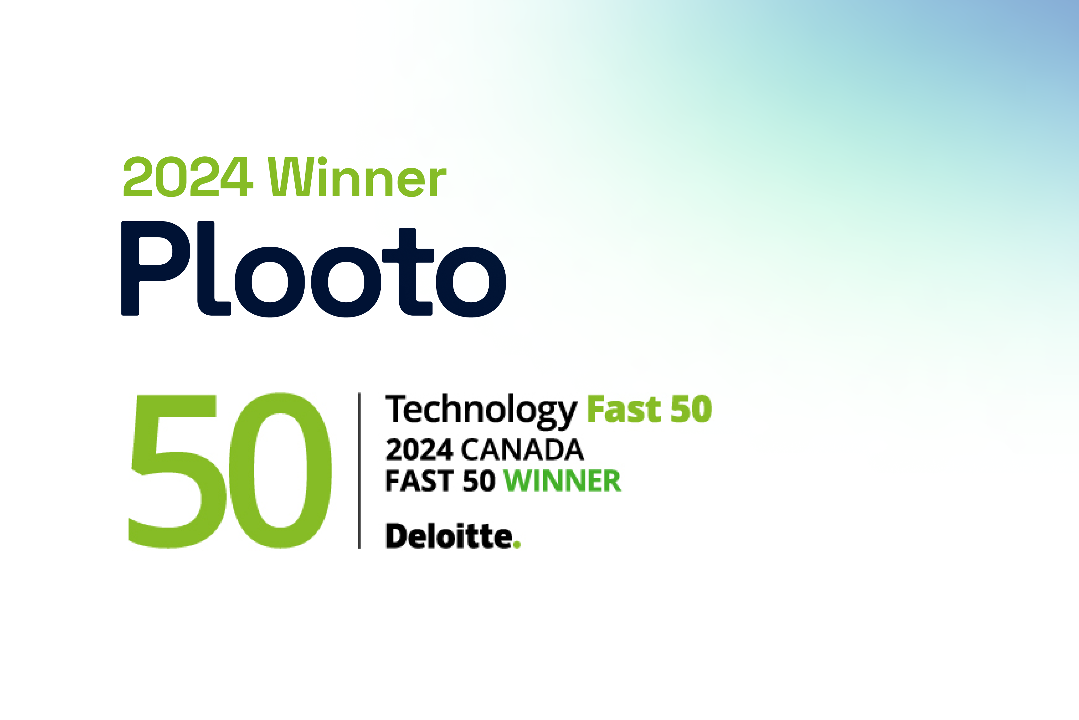 Plooto wins Deloitte Technology Fast 50 Canada award 