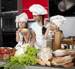 Cooking is a great way to bond with your family!