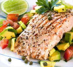High protein foods such as salmon should be a staple of your daily eating!