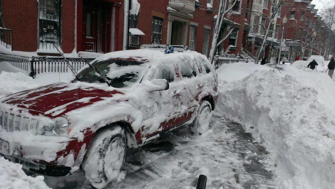 snow car