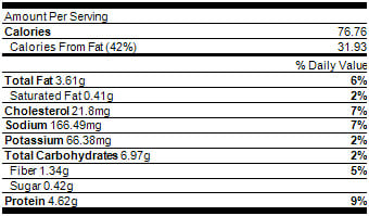 protein pb ginger cookies nutrition facts