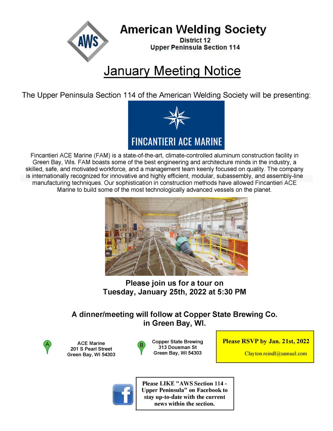 AWS Event at ACE Marine Jan 2022